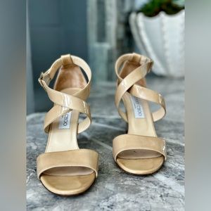 Jimmy Choo Cross Strap Wedge